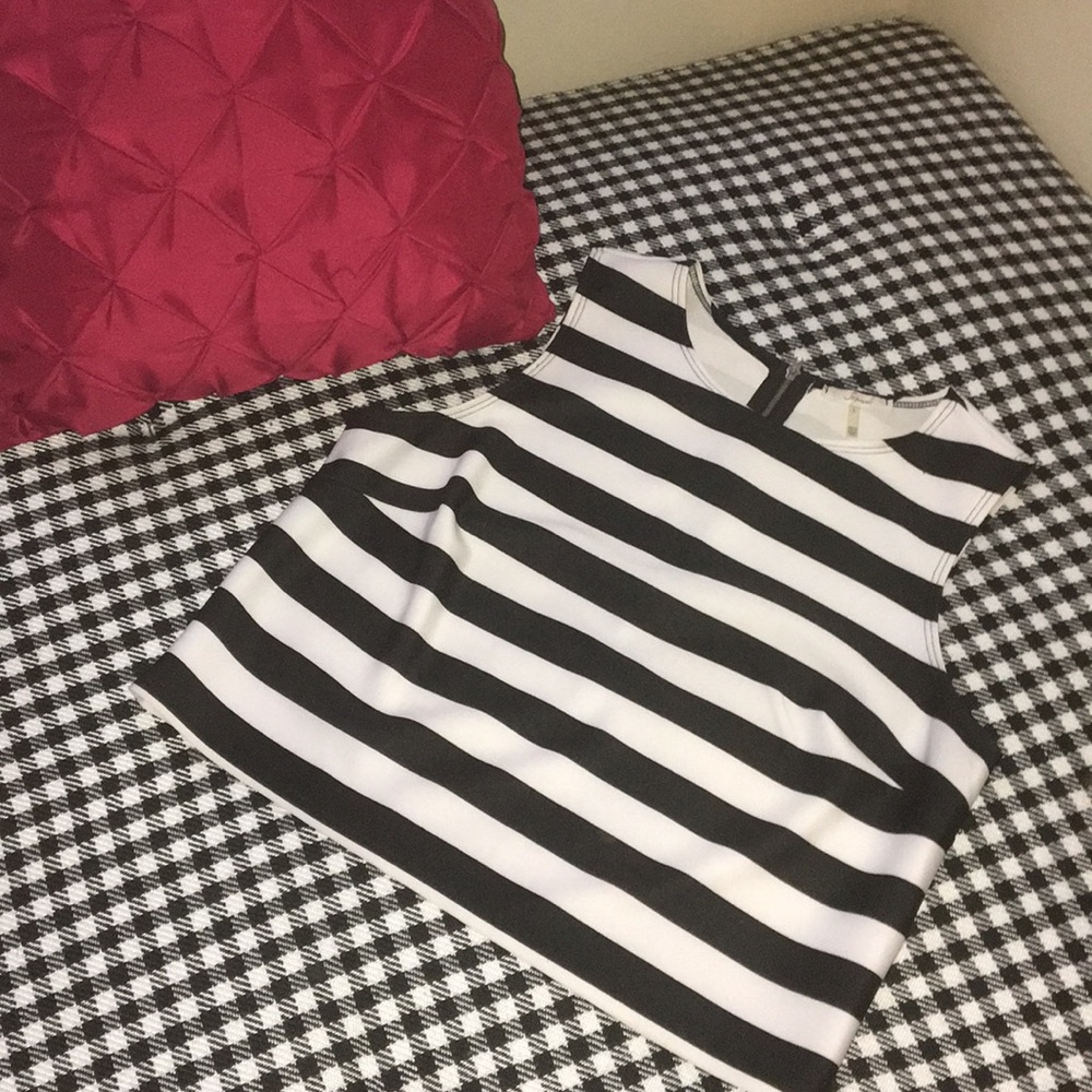 Striped Slight Crop Top *Never Worn*